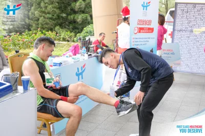 Hanoi French Hospital assured First-class Emergency response at the 15th Annual Song Hong half-marathon